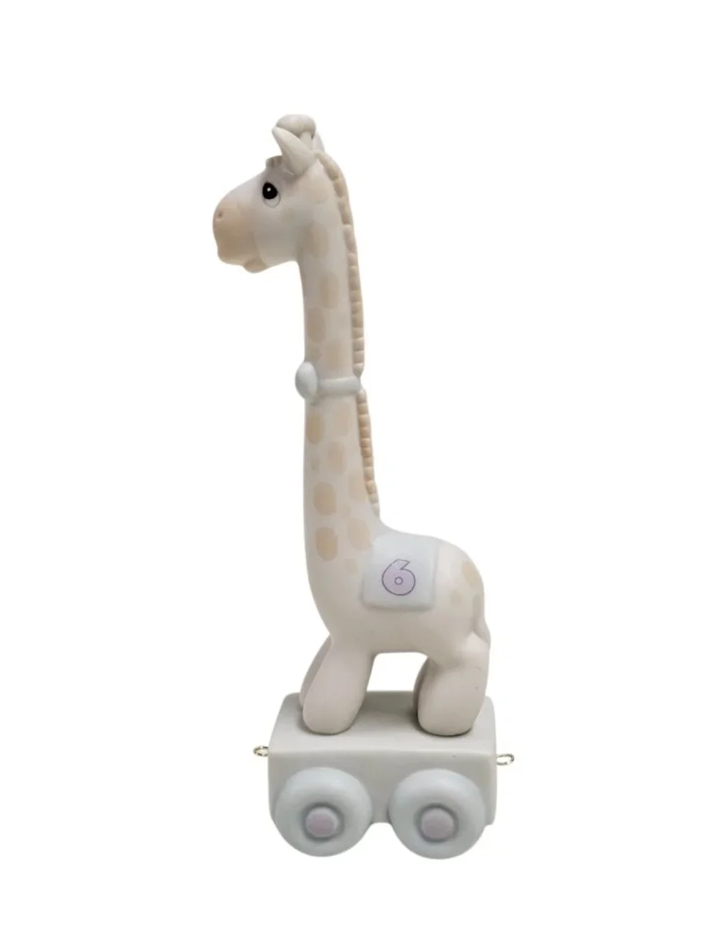 80s - 90s Precious Moments Giraffe - 6th birthday series train figurine